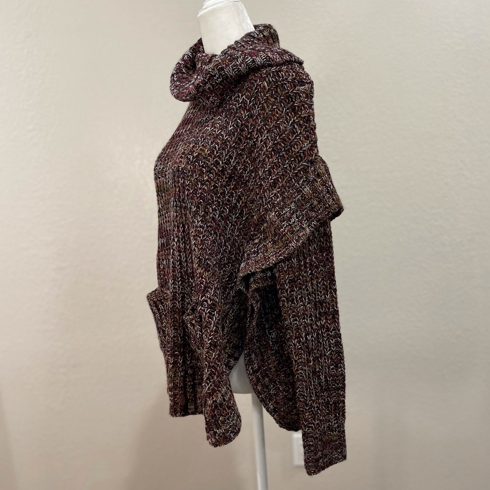 EUC NEW DIRECTION COWL NECK SWEATER